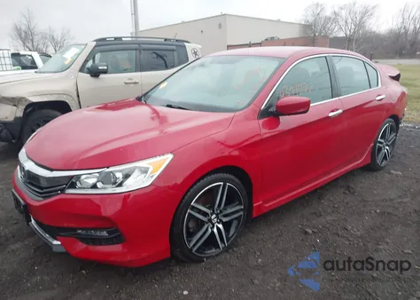 2017 Honda Accord Sport Se from USA, damaged, VIN 1HGCR2F15HA087075